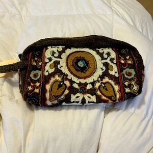 Southwestern motif fabric clutch - new with tags!